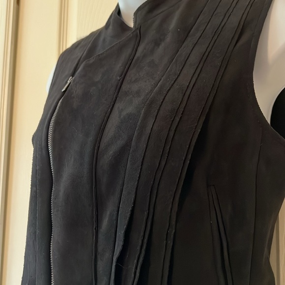 BCBG suede moto vest - Picture 3 of 11